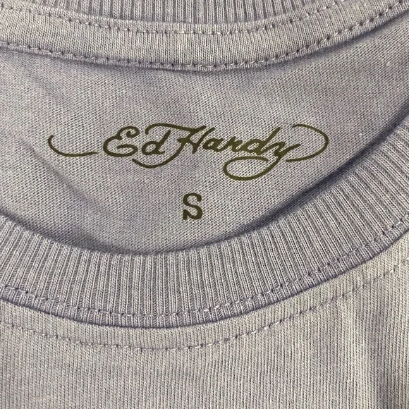 ❤️🔥🔥 ED HARDY “True to My love” tee size Small NWT - Picture 10 of 13